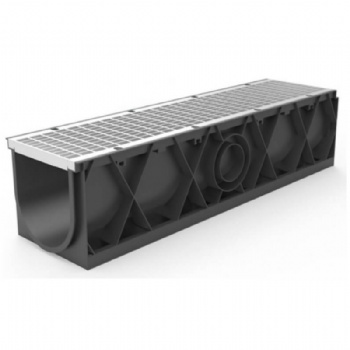 Middle Duty PP Channel With Cast Iron Gratings