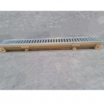 Light Duty Resin Concrete Drainage Channel With A15 Stamping cover