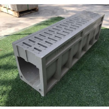 Monolithic Polymer Concrete Drainage Channel