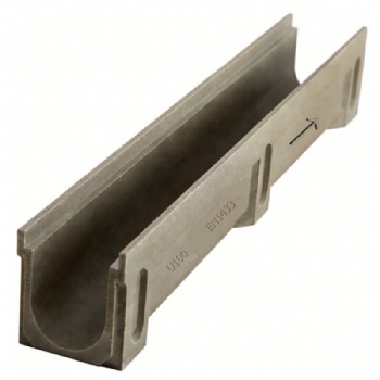 Light Duty Resin Concrete Drainage Channel With A15 Stamping cover