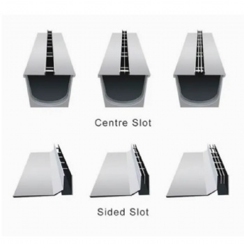 Stainess Steel Slot Drainage With Polymer Concrete Trench Channel