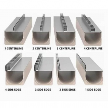 Stainess Steel Slot Drainage With Polymer Concrete Trench Channel