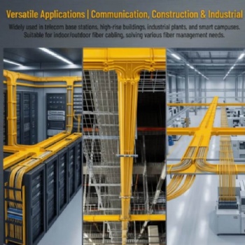 ABS PVC Fiber Optic Cable Raceway Duct for Network Cabling