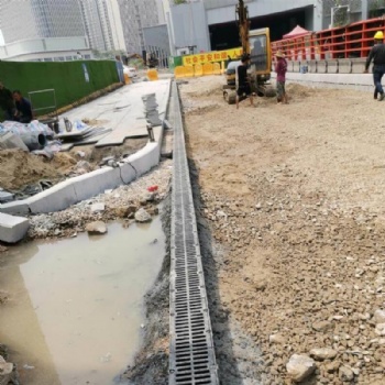 China Heavy Duty Precast Polymer Concrete Linear Drainage Channel Manufacturer