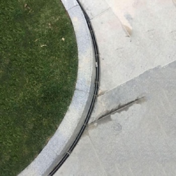 Radius And Curved Brick Linear Slotted Paver Drain Cover