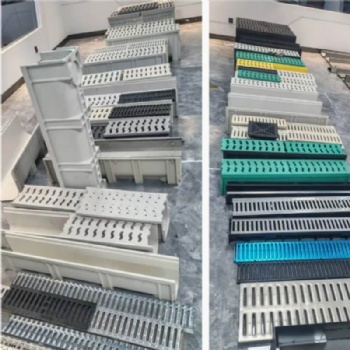 Lightweight FRP Linear Drain Trench | Fiberglass GRP Commercial Drainage Channel