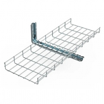 Electro Galvanizing Steel Basket Cable Tray Flexible Wire Mesh Tray